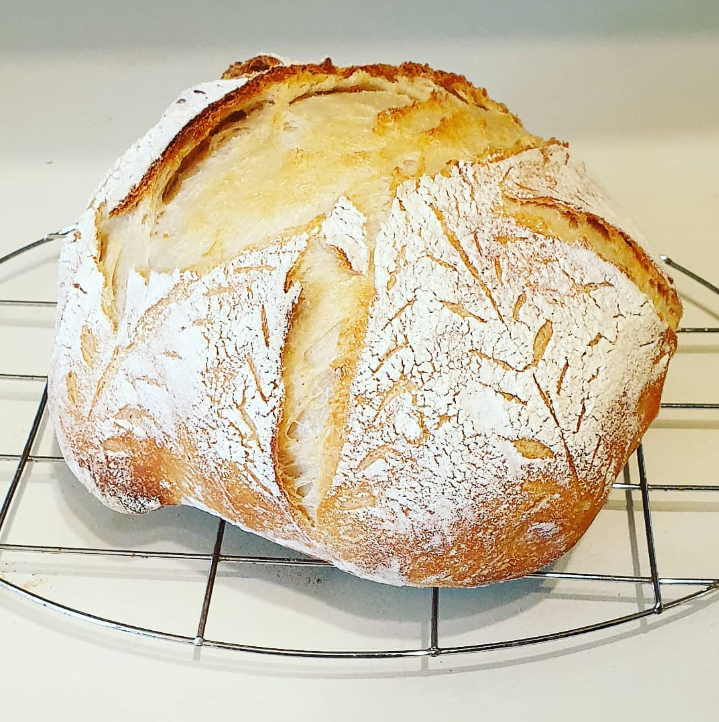 Basic sourdough boule loaf